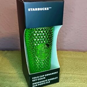 💎 Starbucks 2023 Studded Bling Ornament Keychain NIB